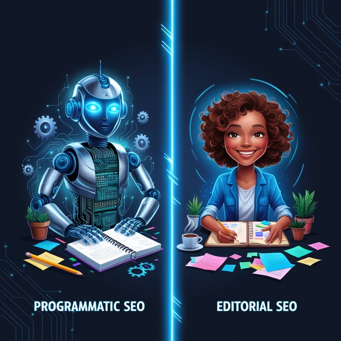 Programmatic SEO vs. Editorial SEO: A Balanced Strategy for Better Results