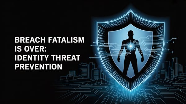 Breach Fatalism is Over: Identity Threat Prevention