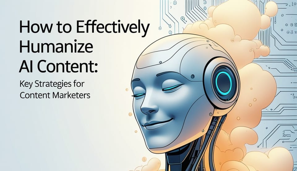 How to Effectively Humanize AI Content: Key Strategies for Content Marketers