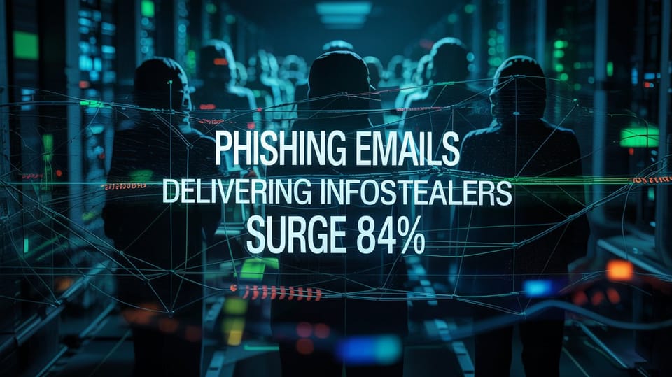 Phishing Emails Delivering Infostealers Surge 84%