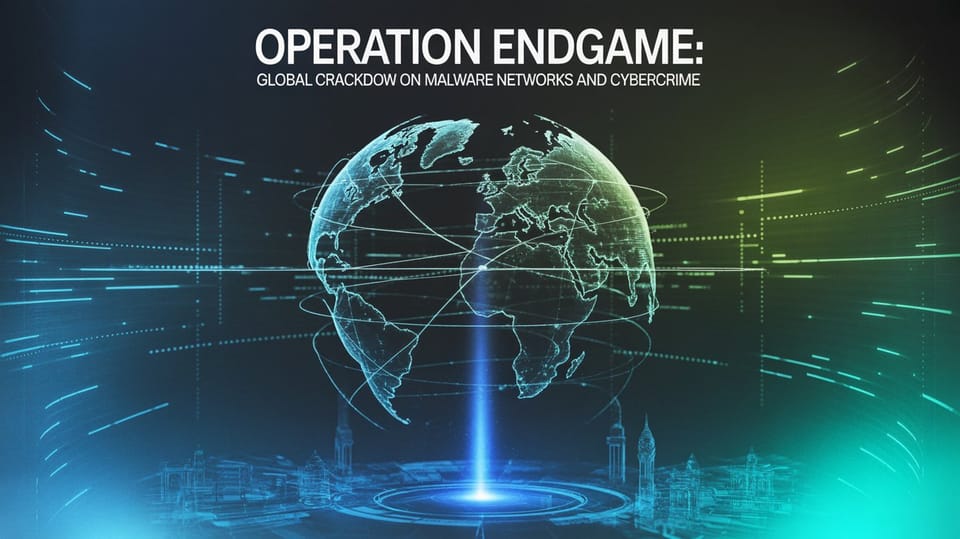 Operation Endgame: Global Crackdown on Malware Networks and Cybercrime