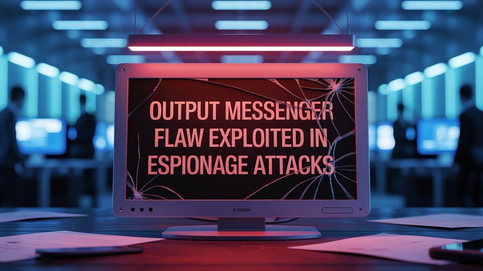 Output Messenger Flaw Exploited in Espionage Attacks