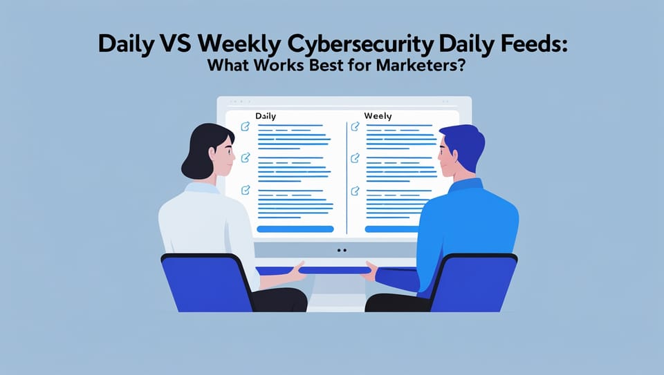Daily vs Weekly Cybersecurity Feeds: What Works Best for Marketers?