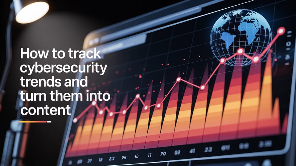 How to Track Cybersecurity Trends and Turn Them Into Content